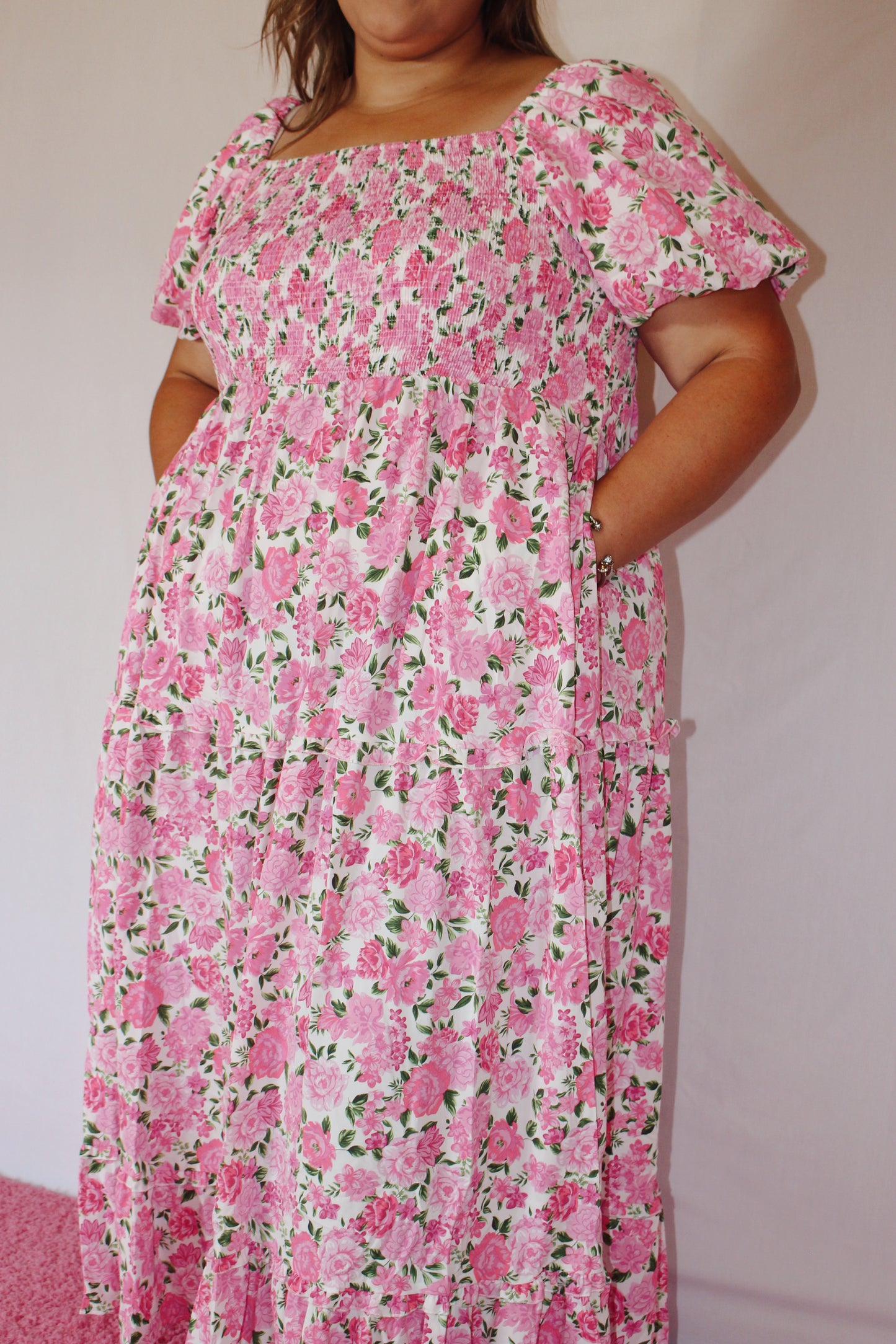 Floral Print Maxi Dress