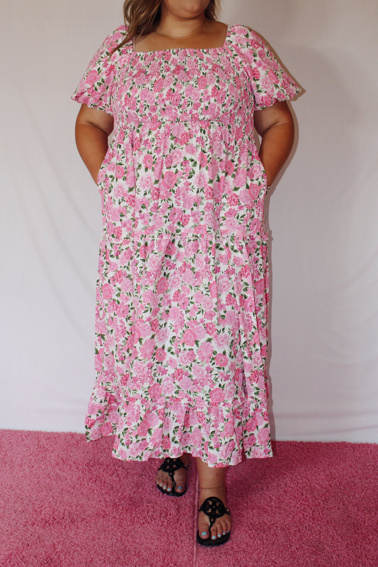Floral Print Maxi Dress