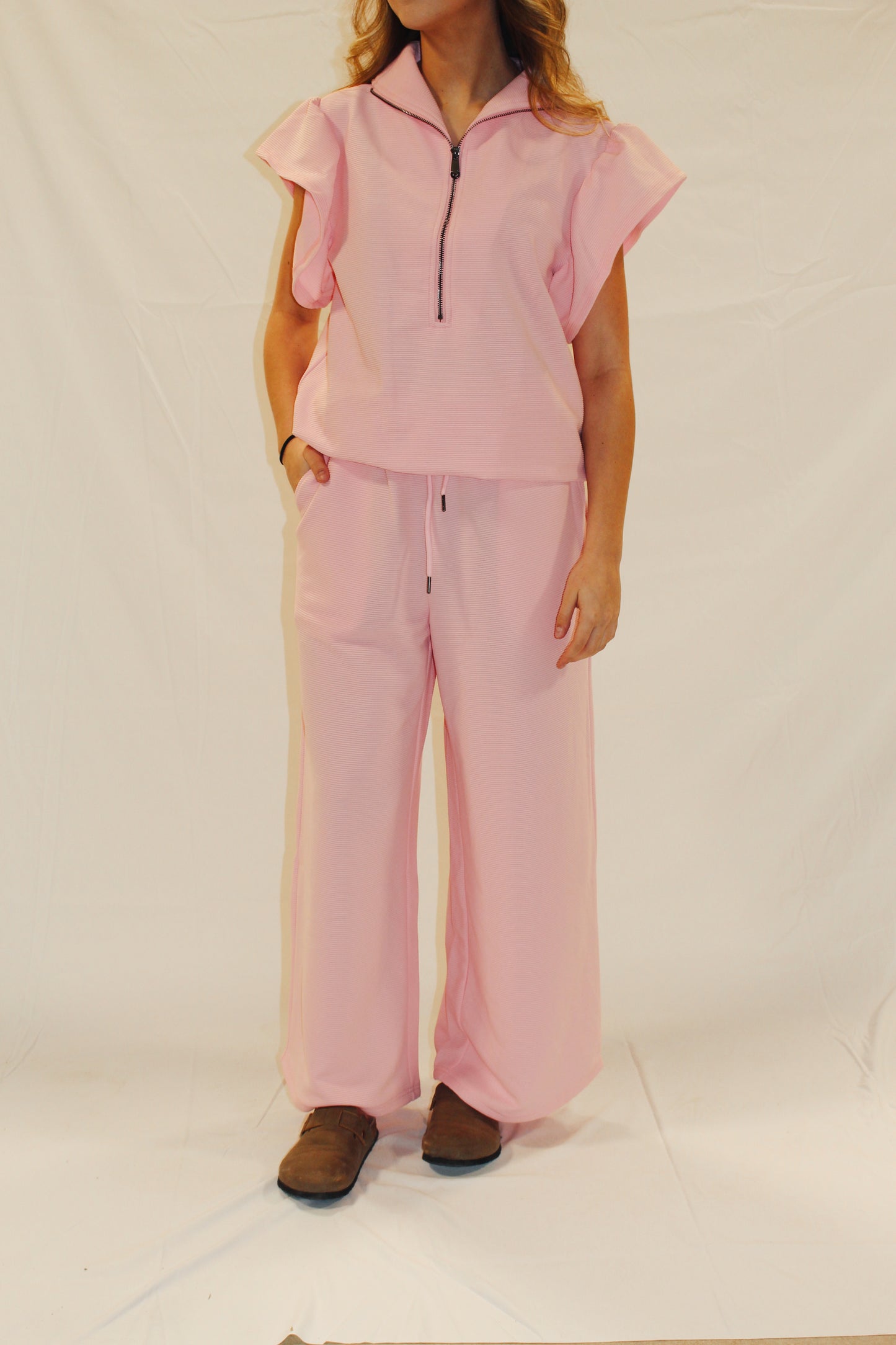 Pink Pant Matching Set