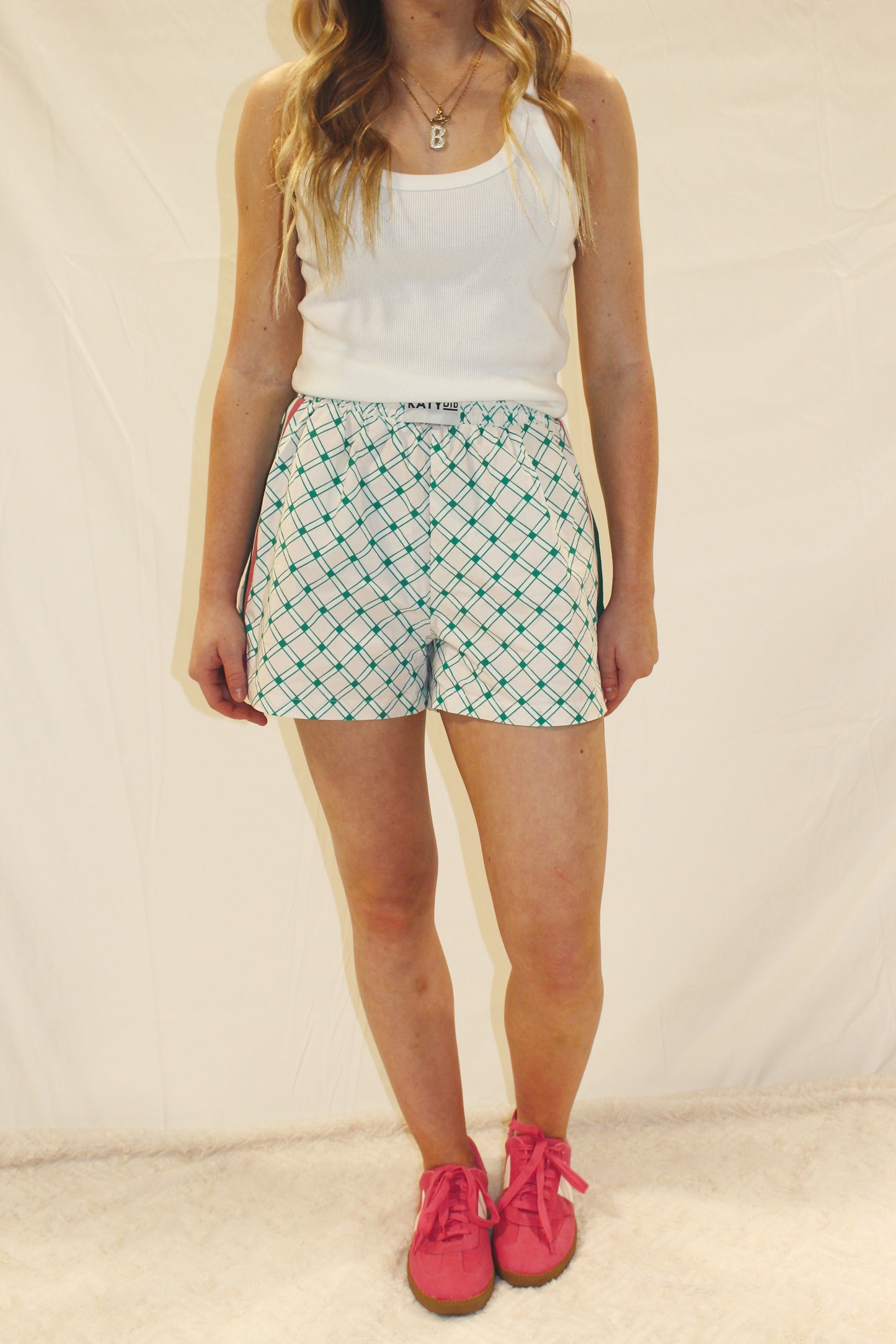 Green & Pink Boxer Shorts