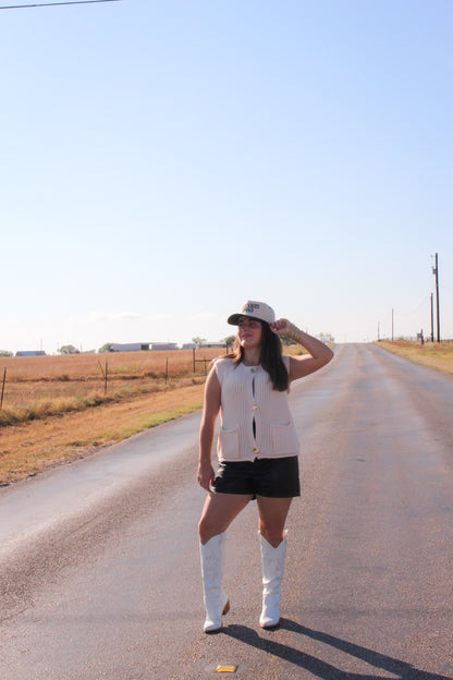 Black Faux Leather Shorts