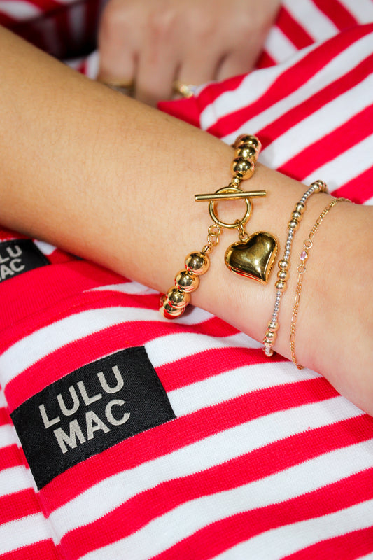 The Classic Heart Charm Bracelet