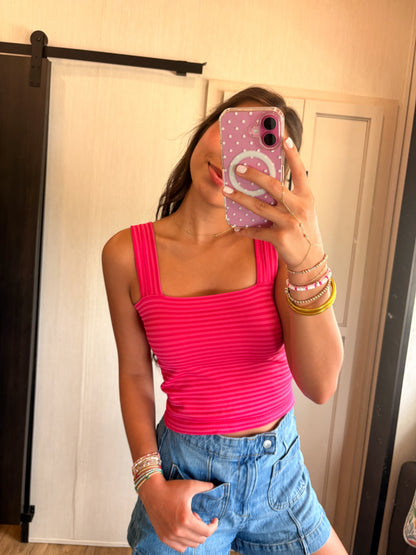 The Sadie Tank - Magenta