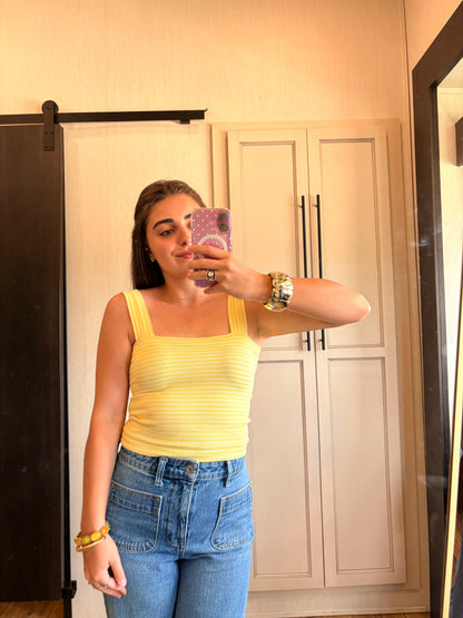 The Sadie Tank - Butter Yellow
