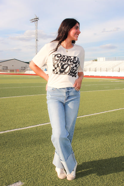 Game Day Checkered T-Shirt
