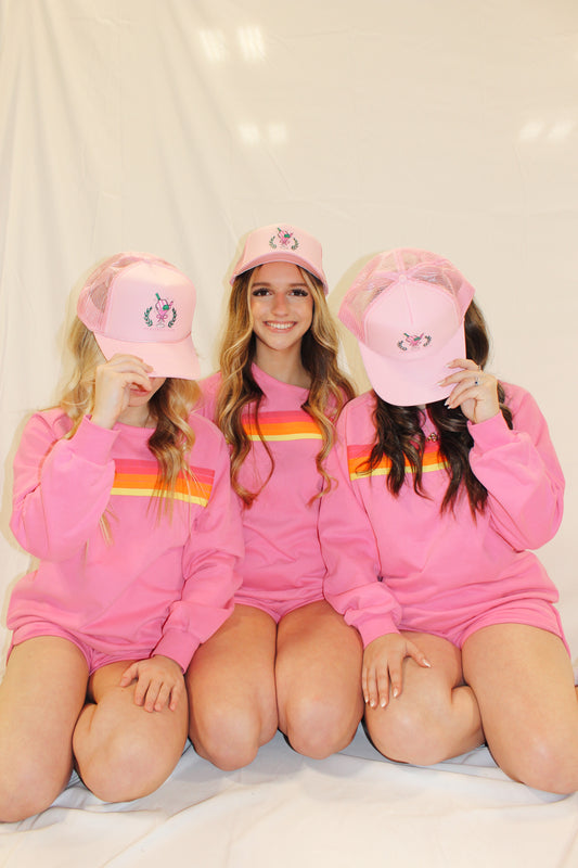 Pink Short Matching Set