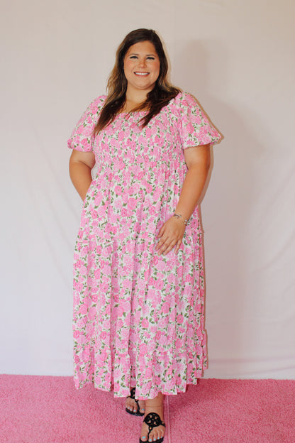 Floral Print Maxi Dress