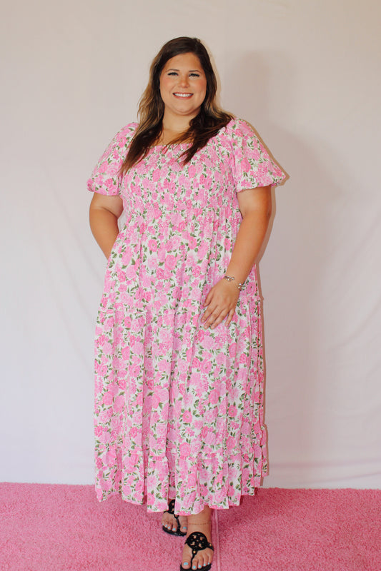 Floral Print Maxi Dress