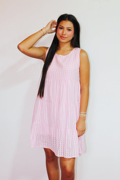 Sleeveless Plaid Dress